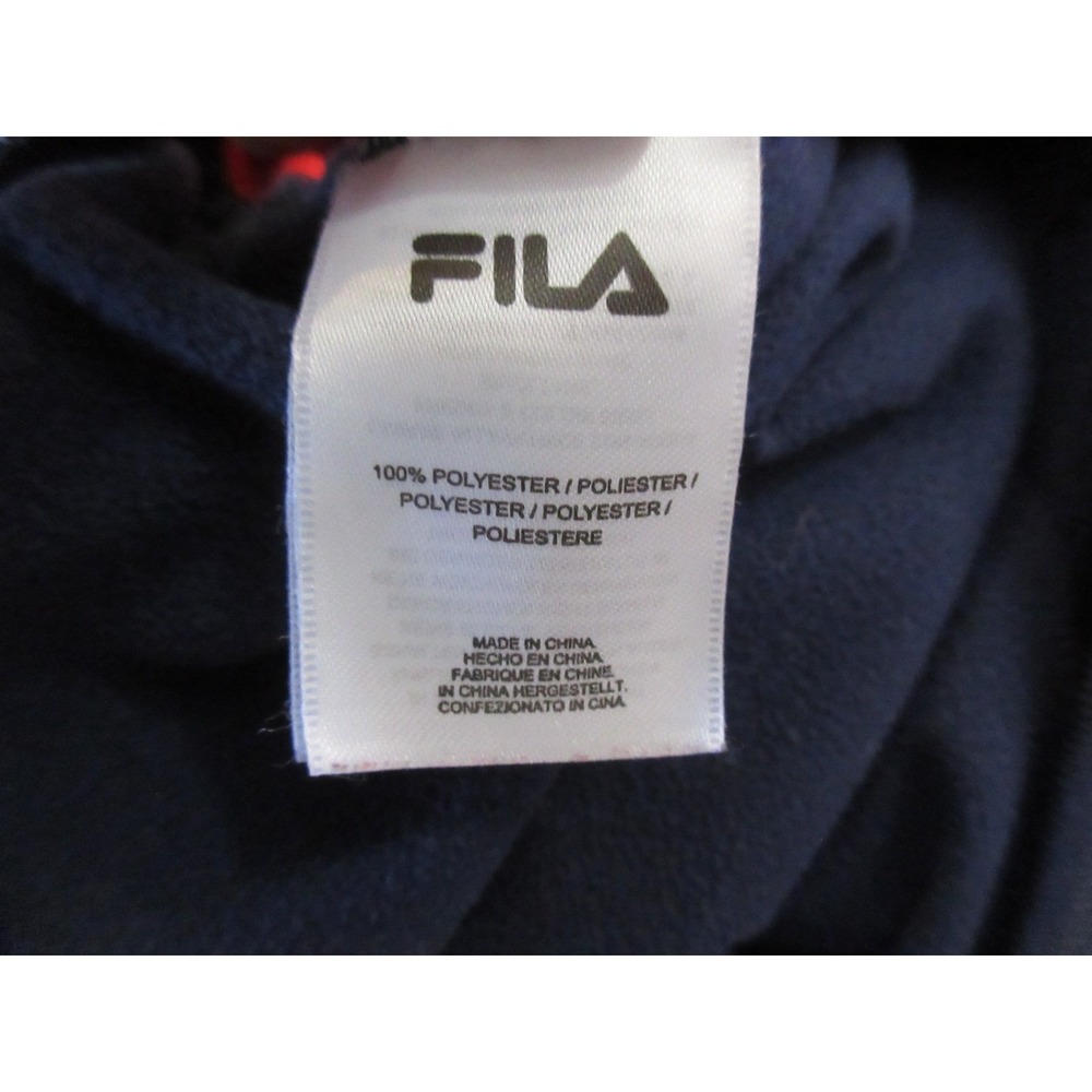 Fila Fleece Track Pants Size Large Shiny 34-36" x 31" - Picture 4 of 5